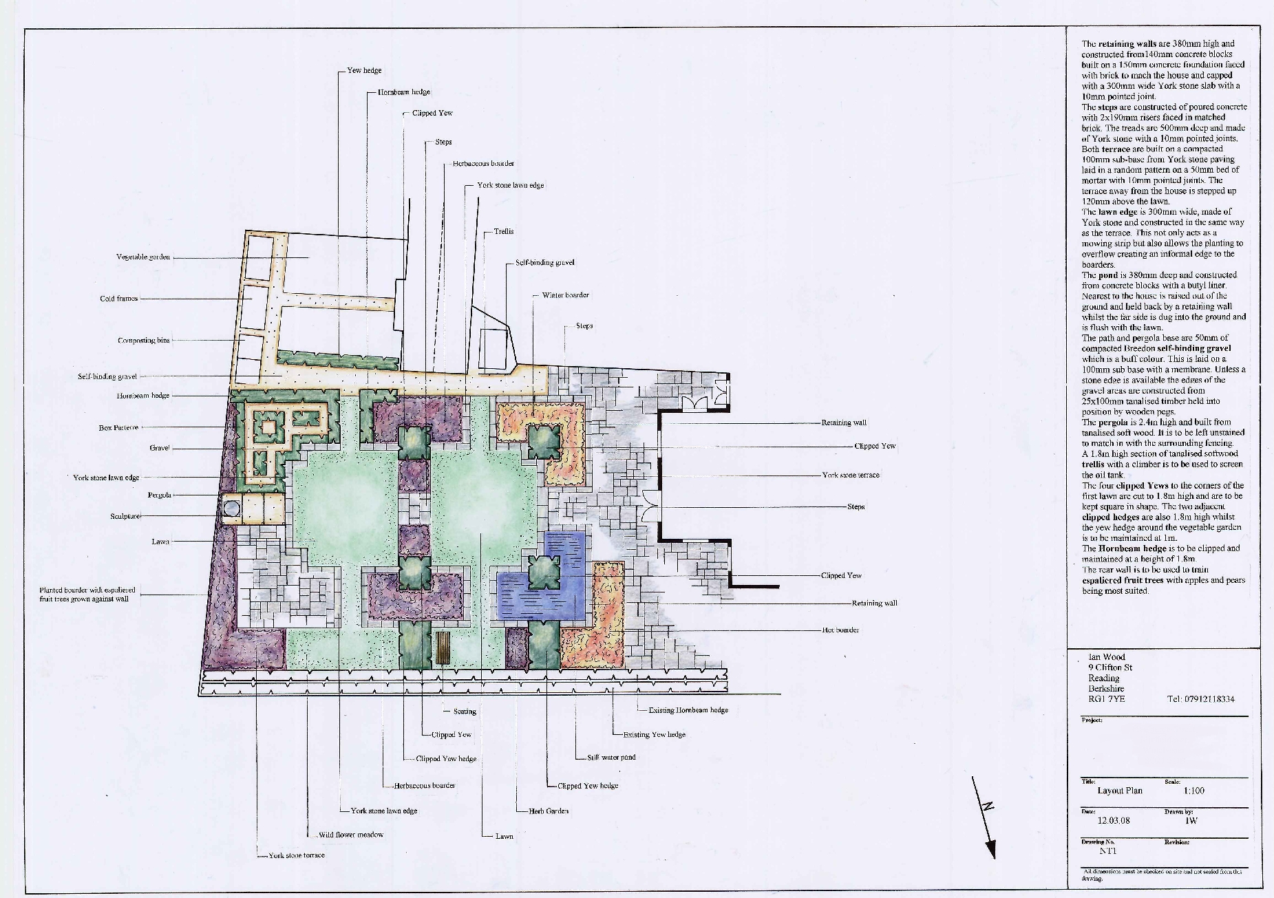 Rendered Layout Plan.