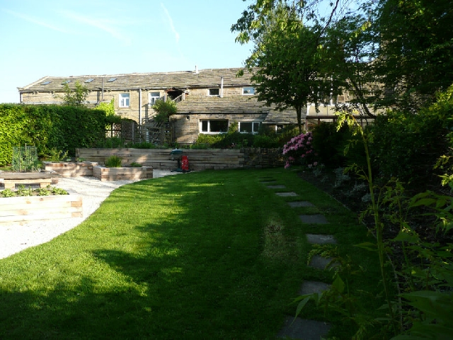 View of Garden After Landscaping Works.