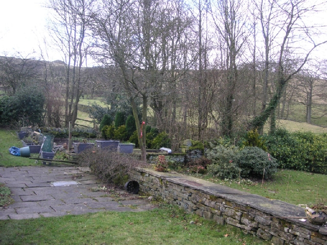 View of Existing Paving and Wall