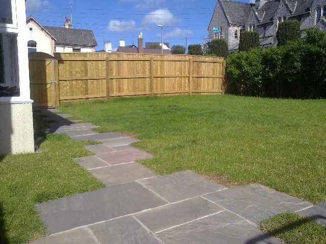 Feather Board Fence.