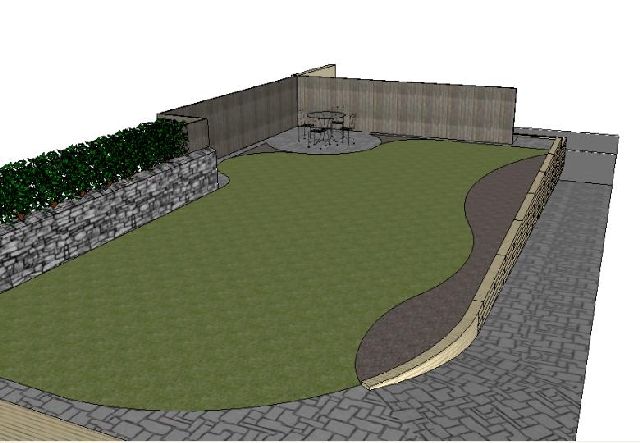 3D Design of Garden.