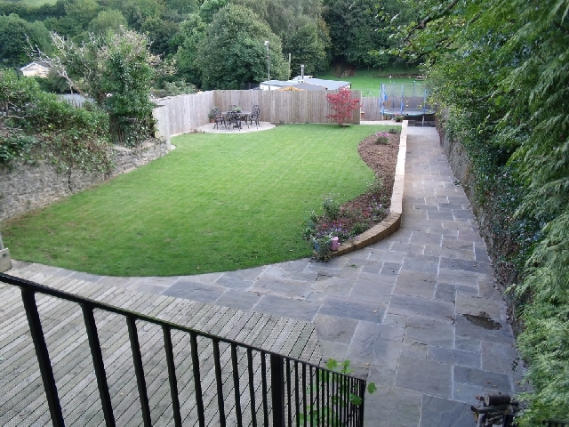 View of Garden from Balcony After Landscaping Works.